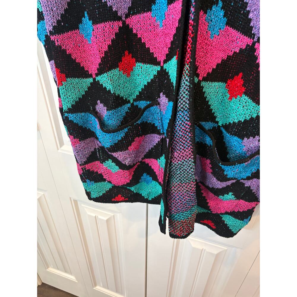 French Rags Multi‎ Color Cardigan Size 3 - Picture 3 of 8